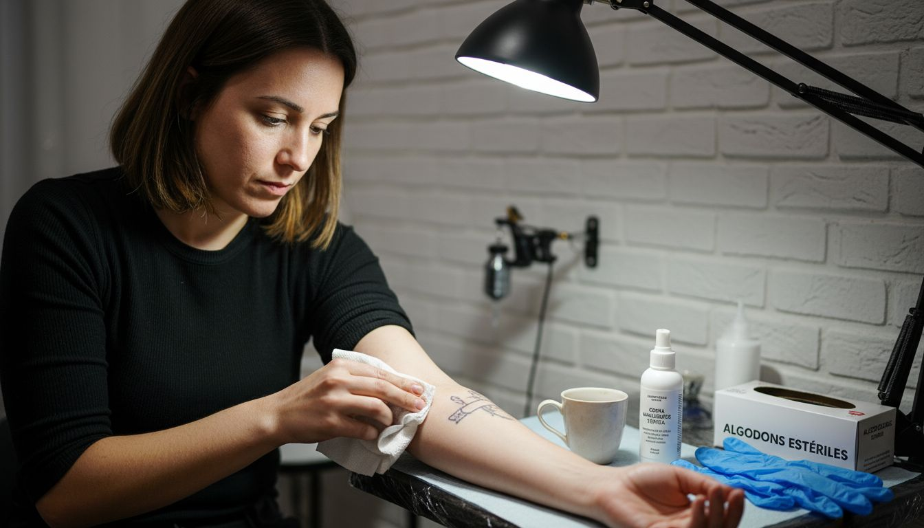 Cómo preparar el brazo para un tatuaje usando crema anestésica
