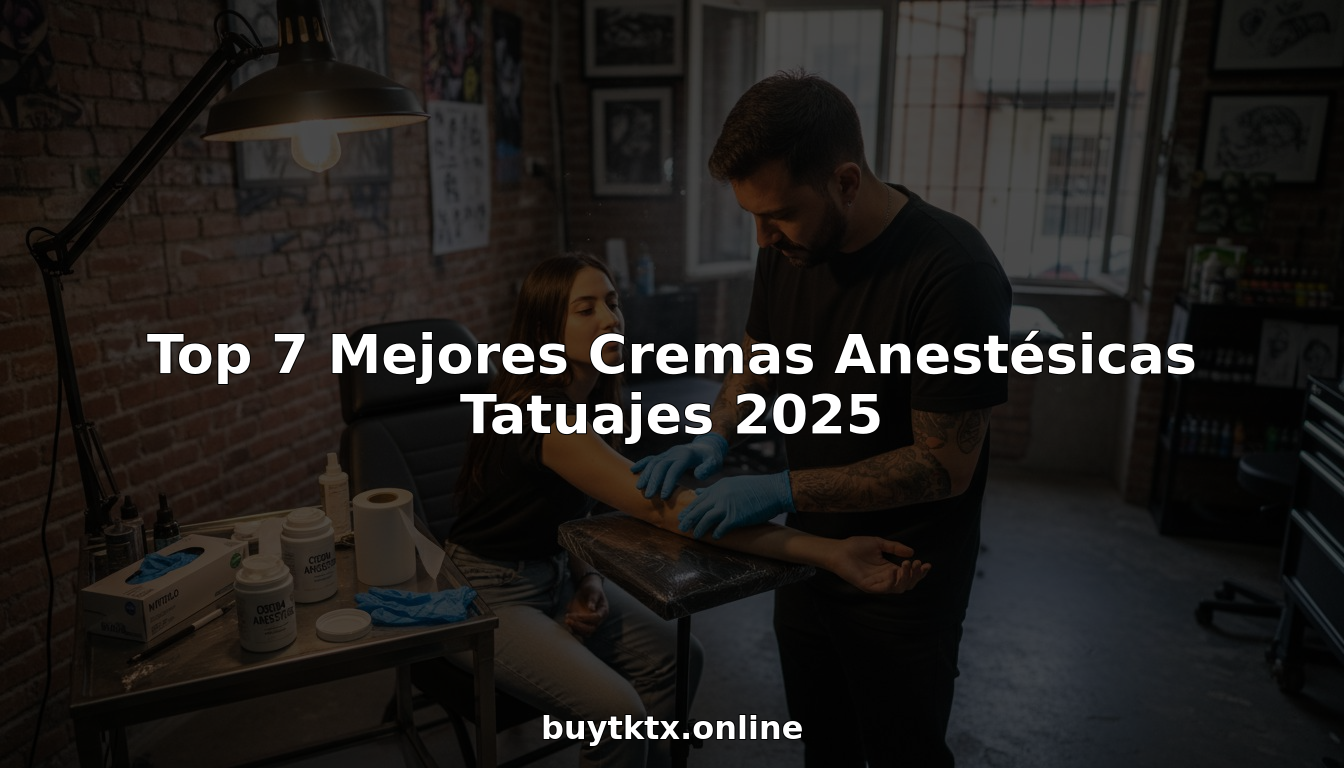 El tatuador aplica crema anestésica sobre la piel del cliente antes de comenzar el tatuaje en el estudio.