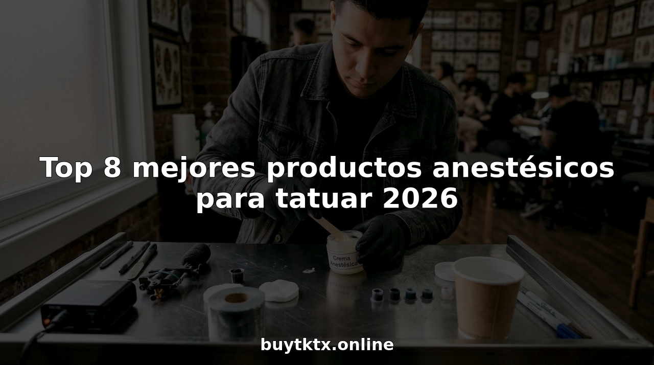 En un estudio de tatuajes lleno de movimiento, el tatuador prepara cuidadosamente la crema anestésica antes de comenzar su trabajo.