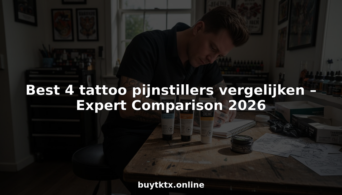Tattoo-artiest test verschillende pijnstillende crèmes