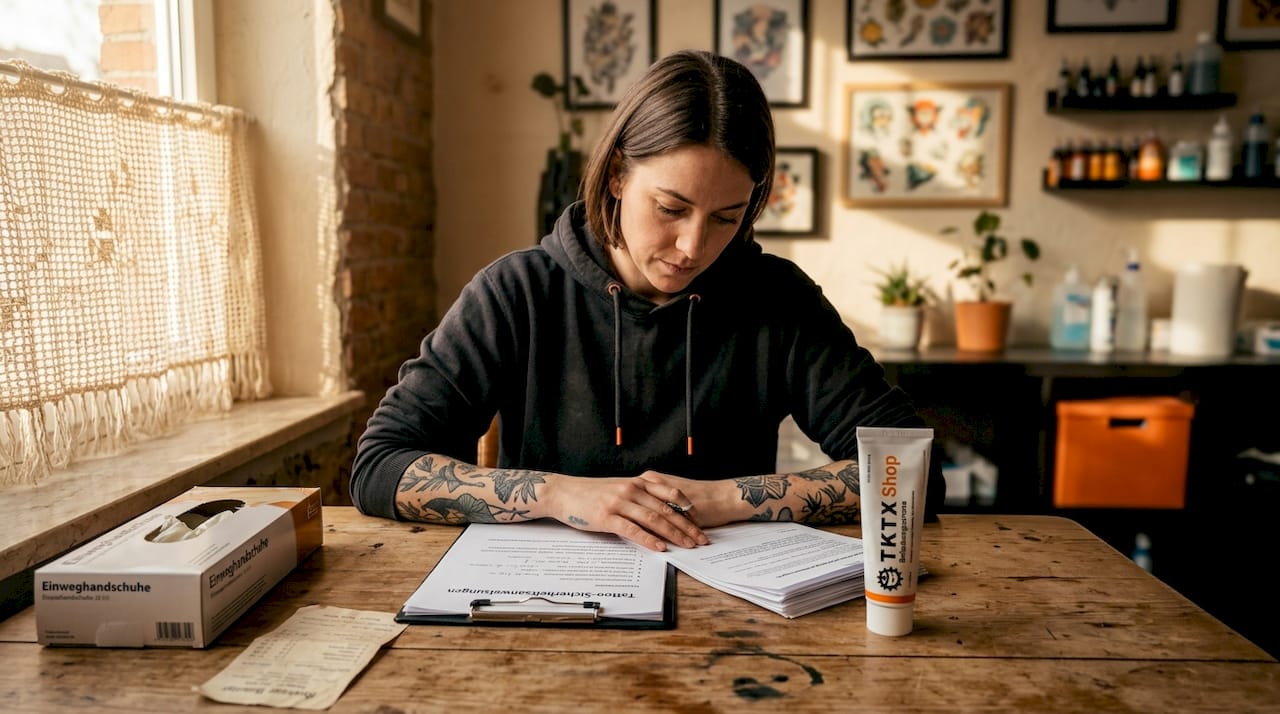 Tattoo-Artist gibt Tipps zur richtigen Anwendung von Betäubungscremes