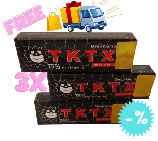 3x TKTX 75% BLACK + Free Shipping